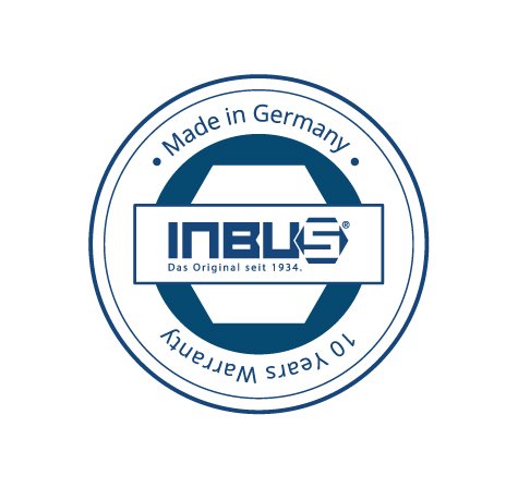 INBUS® 70020 Inbusschlüssel mit T-Griffen, 7tlg. Satz / Set, 2-8mm | Made in Germany | T-Griff | TGriff | Innensechskantschlüssel | Winkelschlüssel | metrisch | 2mm | 2,5mm | 3mm | 4mm | 5mm | 6mm | 8mm - 2
